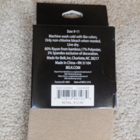 Lot of 3 New Directions 2 Pack Bamboo Pillow Sole Liner Socks Sock Size 9-11 Nud - Picture 8 of 10